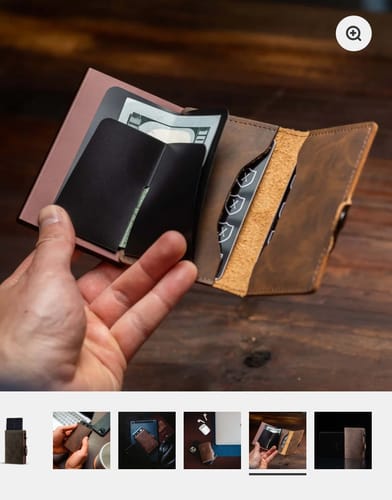 Customer photo review of Billetera Modelo Deluxe