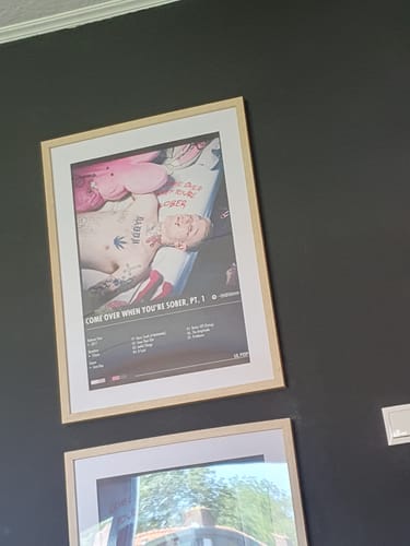 Customer photo review of Lil Peep - Come Over When You're Sober, Pt. 1 | Album Cover Poster