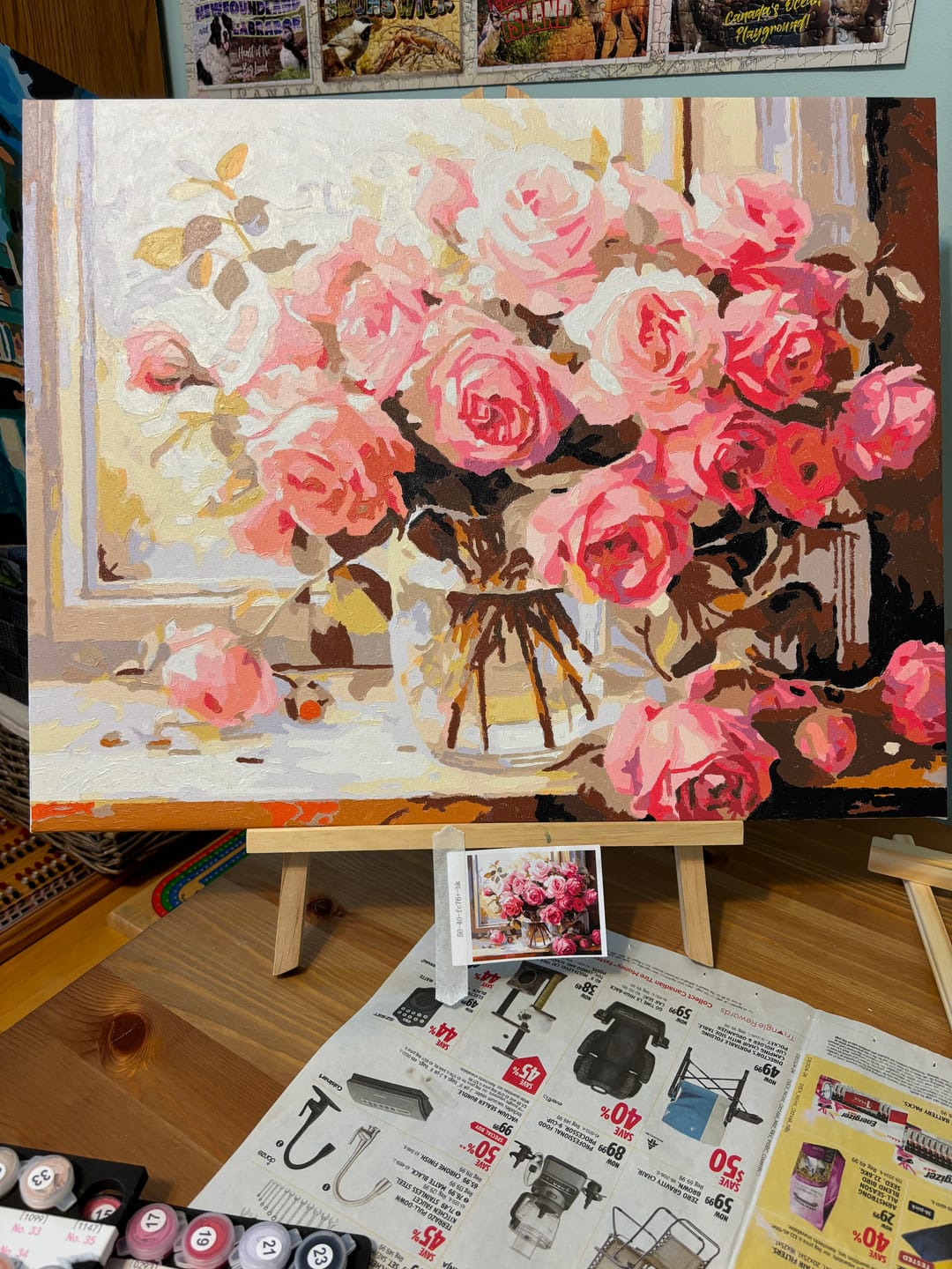 Customer photo review of Numbered Roses