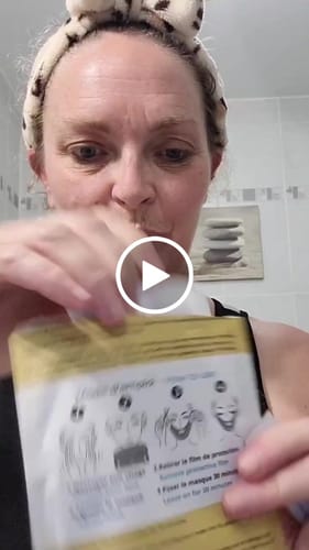 Customer video review of Masque Visage Fontanay™ Lift Raffermissant