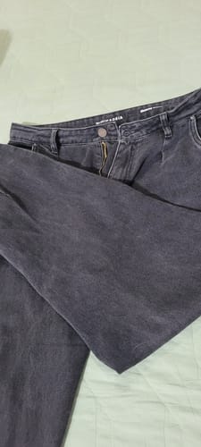 Nathaly P. review of Calça Jeans Slouchy Cacau Marrom Claro image 1 out of 1