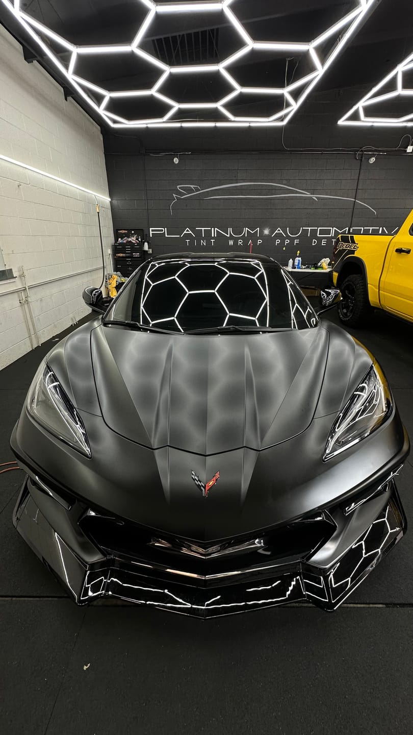 Customer photo review of Corvette C8 Extended Front Splitter Lip