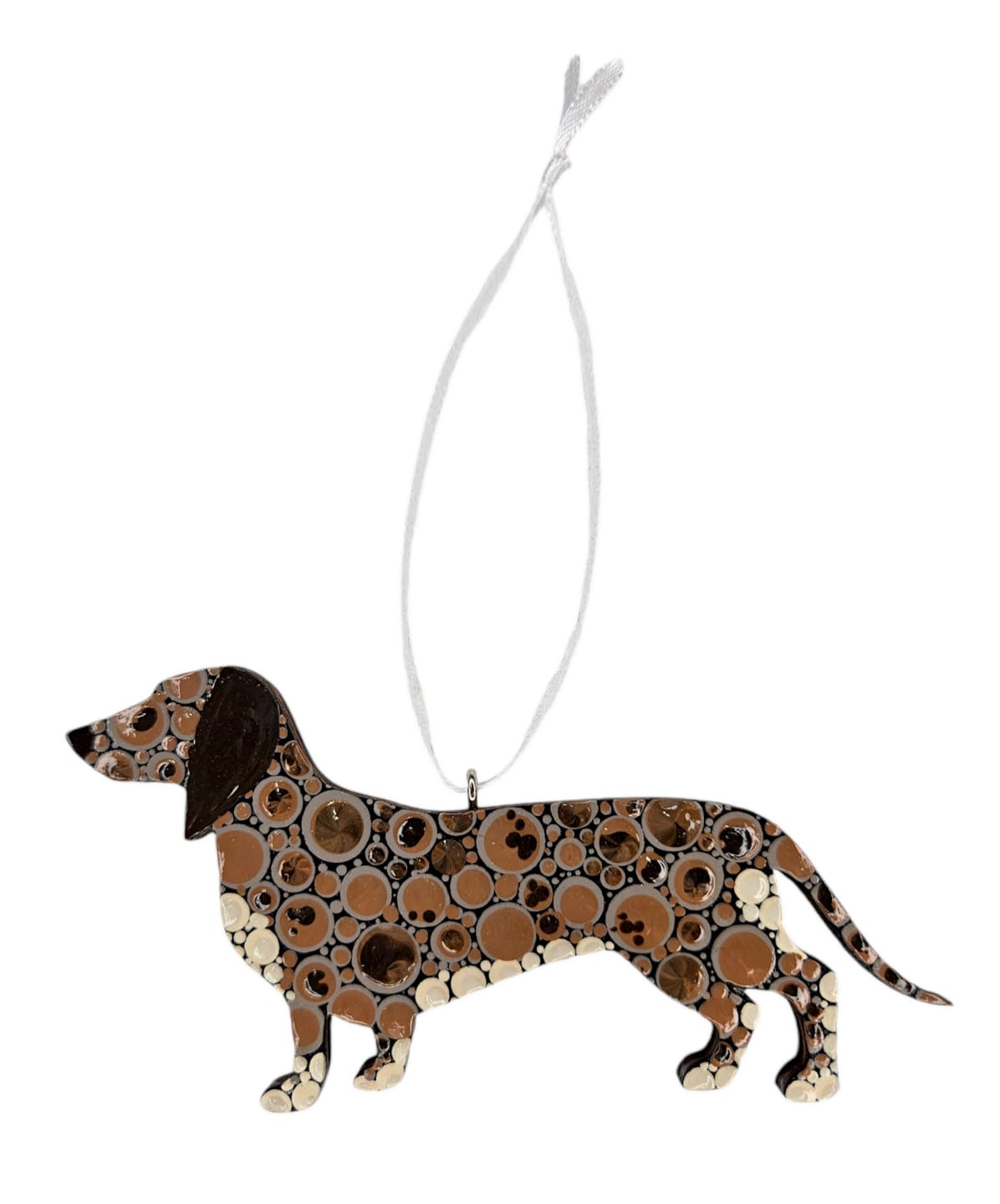 Customer photo review of Unfinished Wood Dachshund Dog Shape - Animal - Pet - Craft - up to 24" DIY