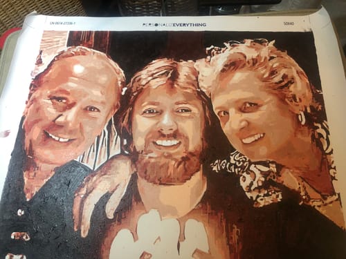 Customer photo review of Custom Paint By Numbers Kit - Upload Your Photo - Brush Set Included