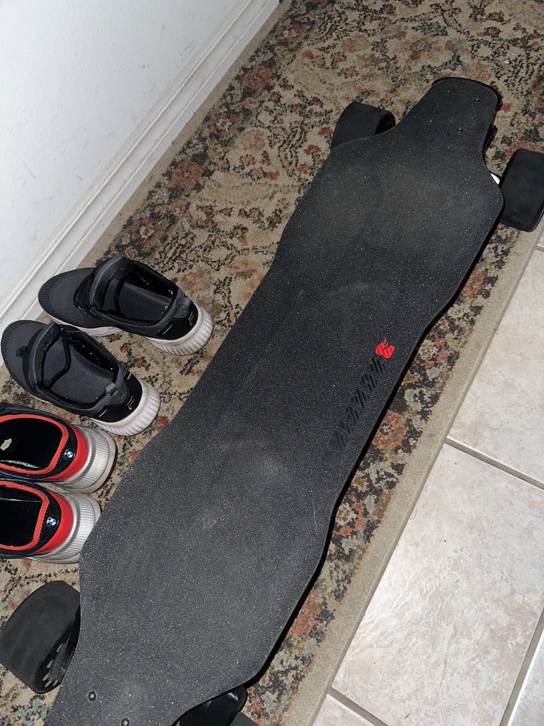 Customer photo review of Grip Tape for Backfire Boardsade