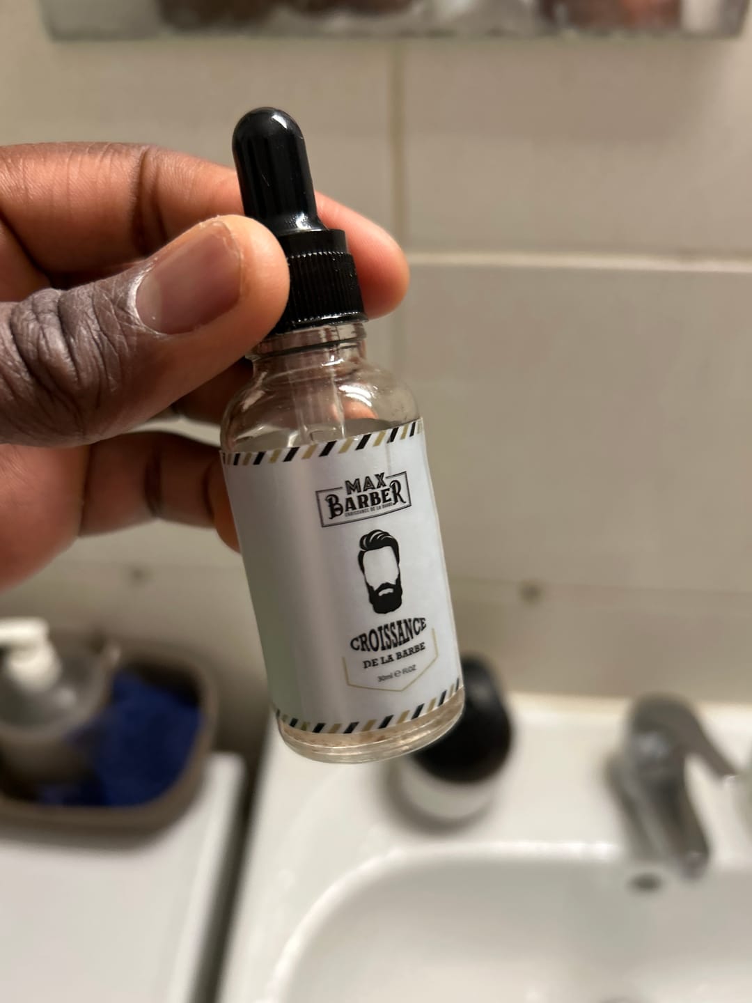 Customer photo review of Sérum Thorin | Huile de croissance de Barbe