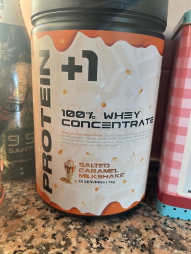 Customer photo review of +1© Whey Protein Concentrate (1kg)
