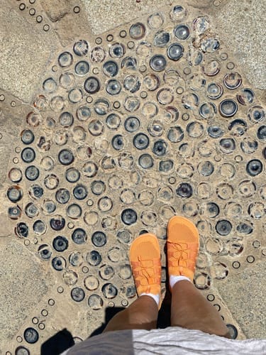 Customer photo review of Vaistoa Riemu | Knitted Barefoot Slip-ons