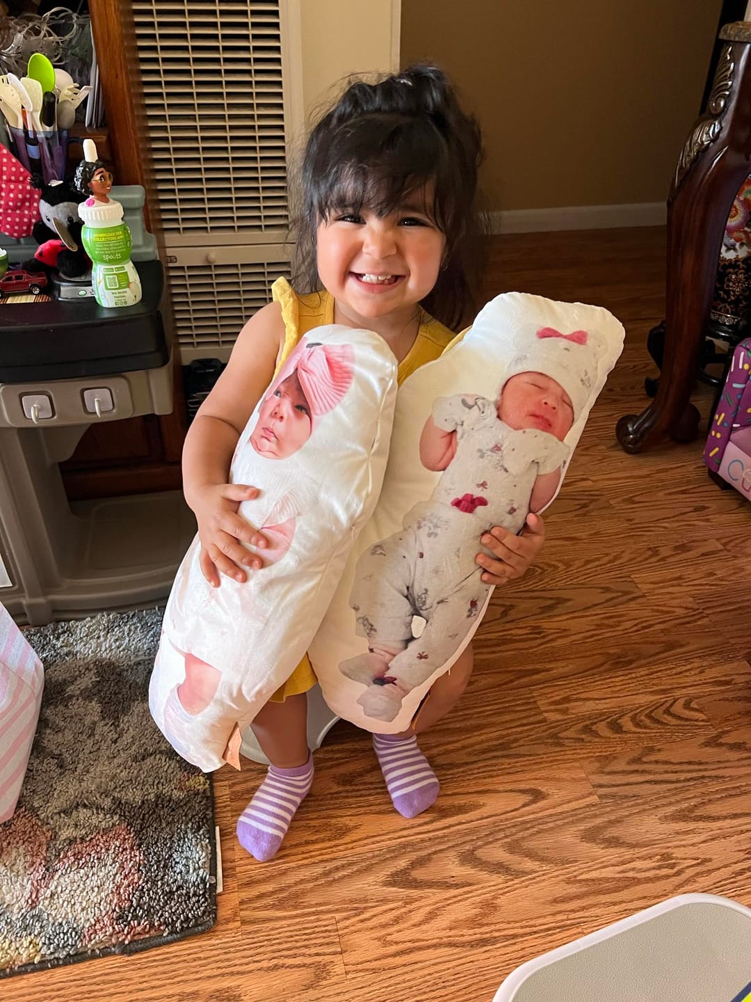 Customer photo review of Photo Birth Pillow