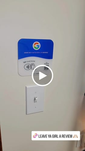 Customer video review of Google Reviews - Plate