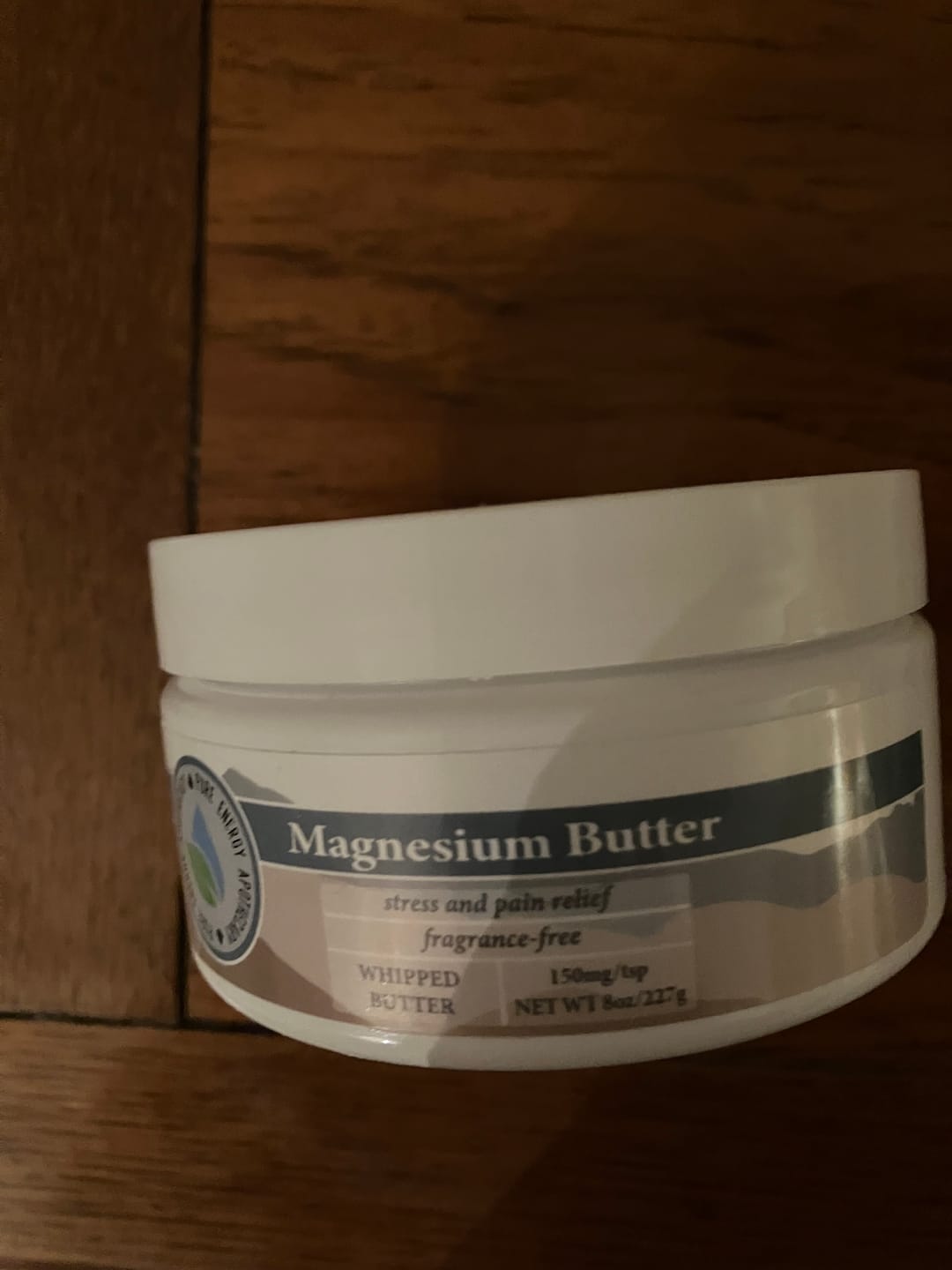 Customer photo review of Magnesium Whipped Butter 8oz (Pure & Natural, Unscented)