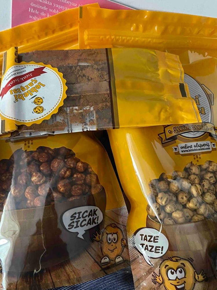 Customer photo review of Kavrulmuş Sarı Leblebi Süper
