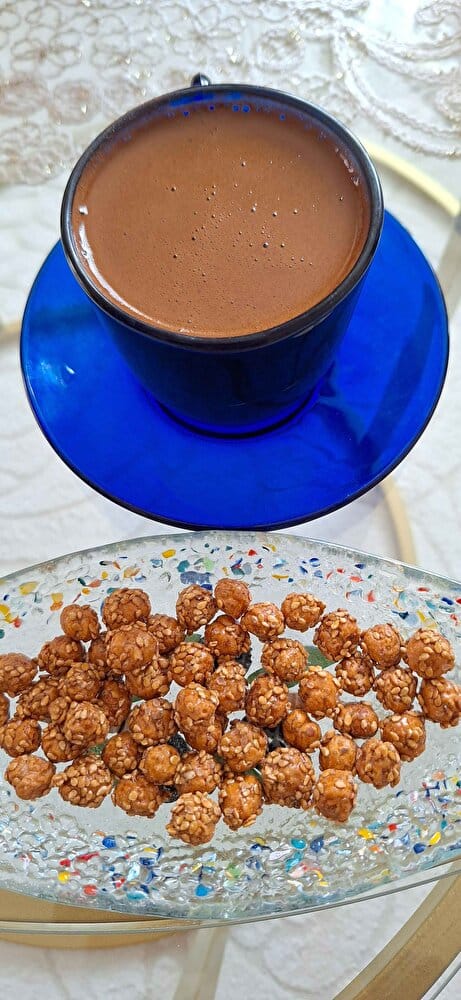 Customer photo review of Ballı Susamlı Leblebi