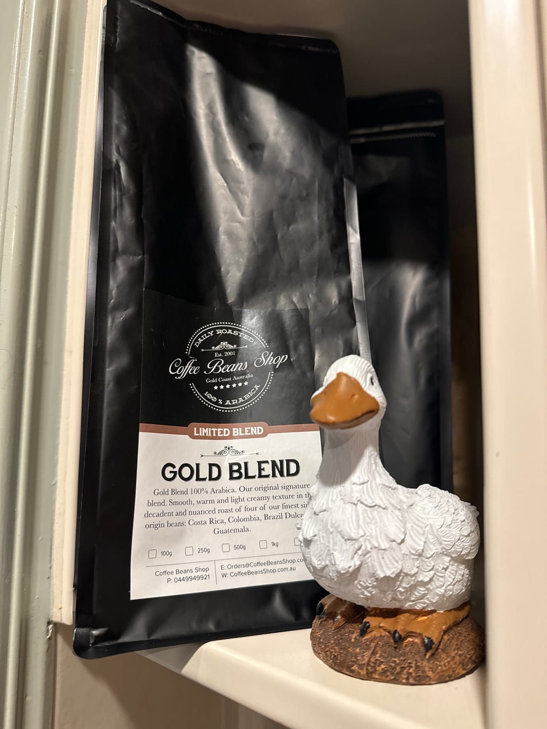 Customer photo review of Gold Blend Coffee Beans