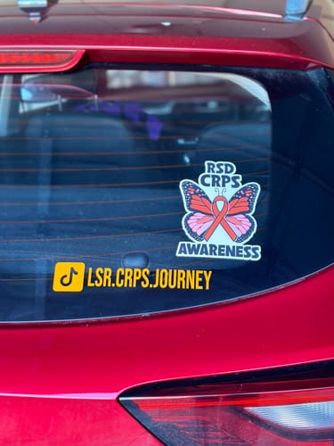 Customer photo review of Custom Tiktok Name Sticker