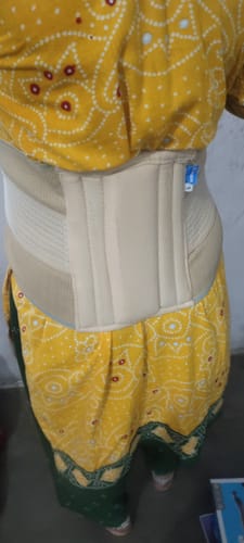 Customer photo review of Sacro Lumbar Belt (Mild Support) | Provides Support to Lower Back | Corrects Posture & Relieves Back Pain (Beige)