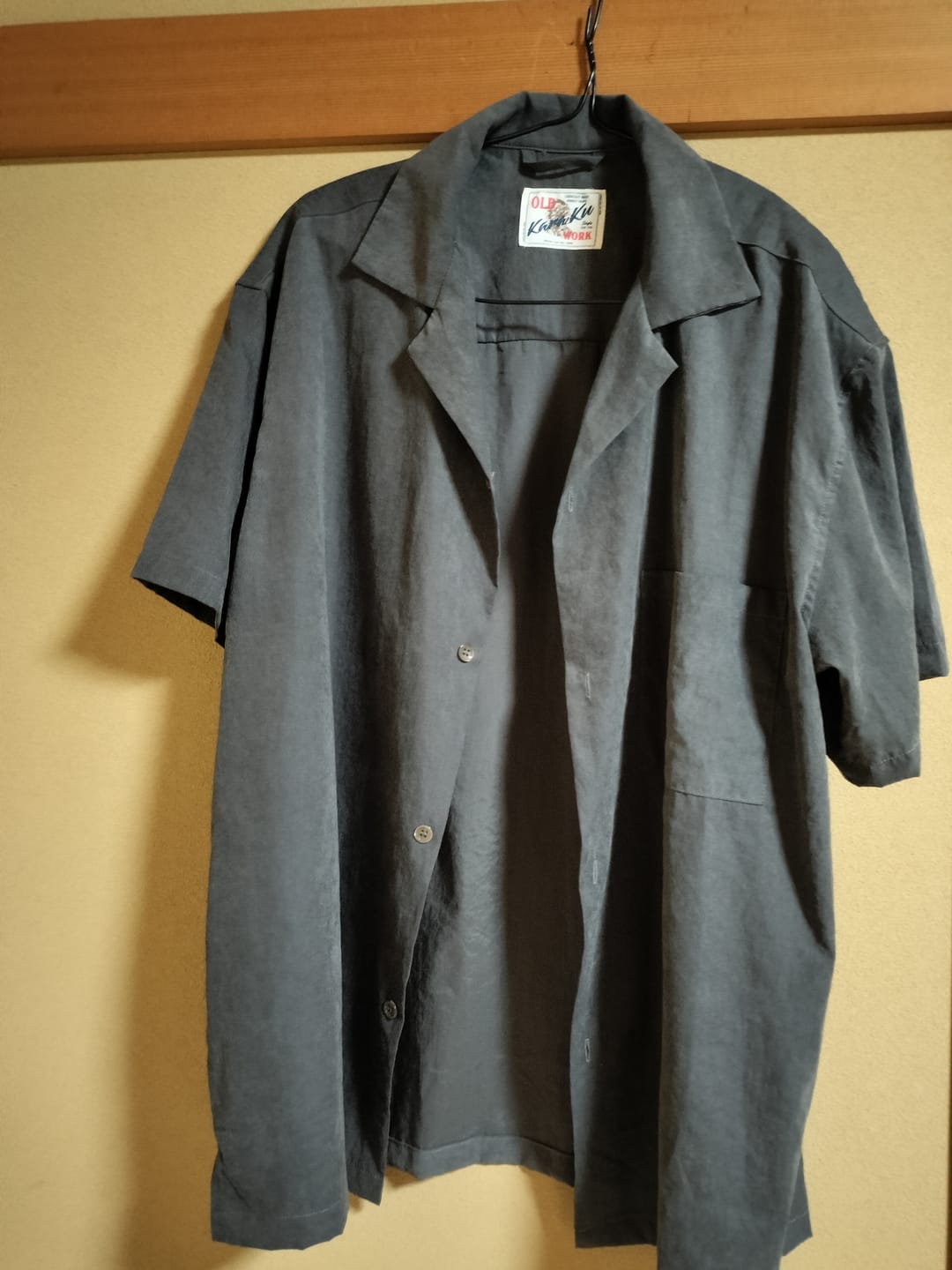 Customer photo review of 無地三色　ピーチスキンキューバカラーシャツ