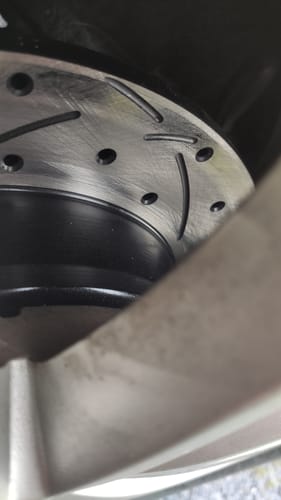 Customer photo review of Front Rear Coated Drilled Slotted Disc Brake Rotors And Ceramic Pads Kit For Hyundai Elantra Kia Forte Veloster GT Forte5 Coupe Koup KDC-100377