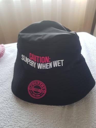 Customer photo review of Country Trucker Wet Pussy  Bucket Hat