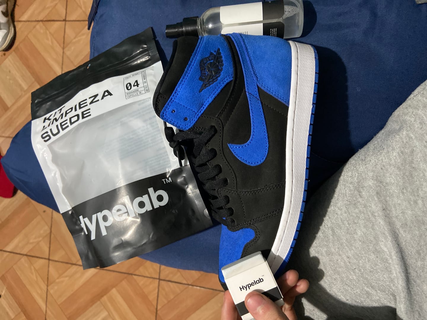 Customer photo review of Kit de limpieza suede