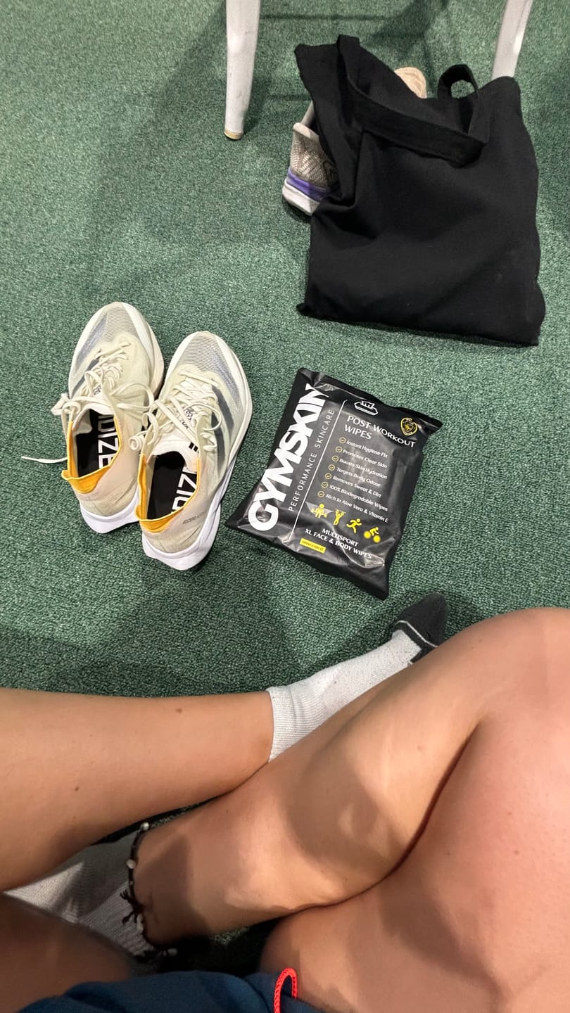 Customer photo review of Post Workout Wipes