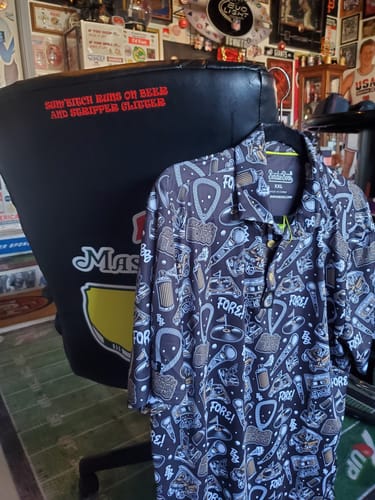 Customer photo review of Straight Outta Bounds Polo Black