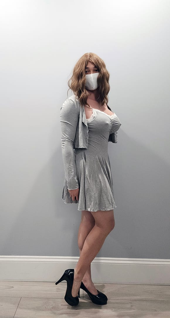 Customer photo review of The 9th Generation of No-oil Flocking + Floating Point Bloodshot Design Silicone Breast Form