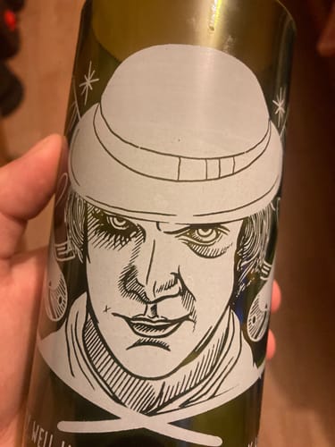 Customer photo review of Vaso La Naranja Mecánica Película Stanley Kübrick color verde 500ml