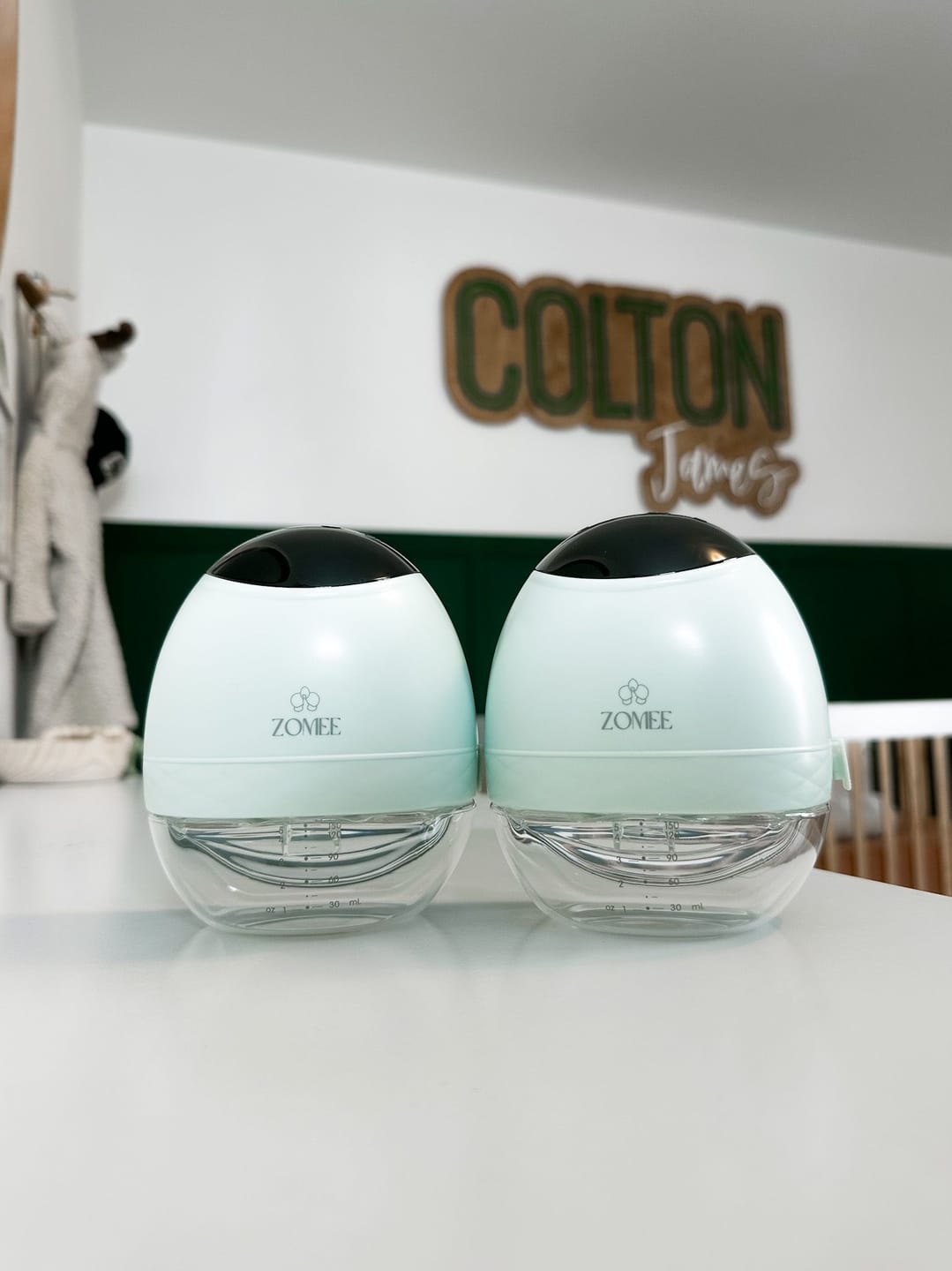 Customer photo review of Zomee Fit Wearable Hands Free Breast Pump