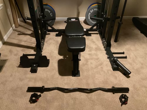 Customer photo review of Major Fitness 4ft Olympic EZ Curl Barbell
