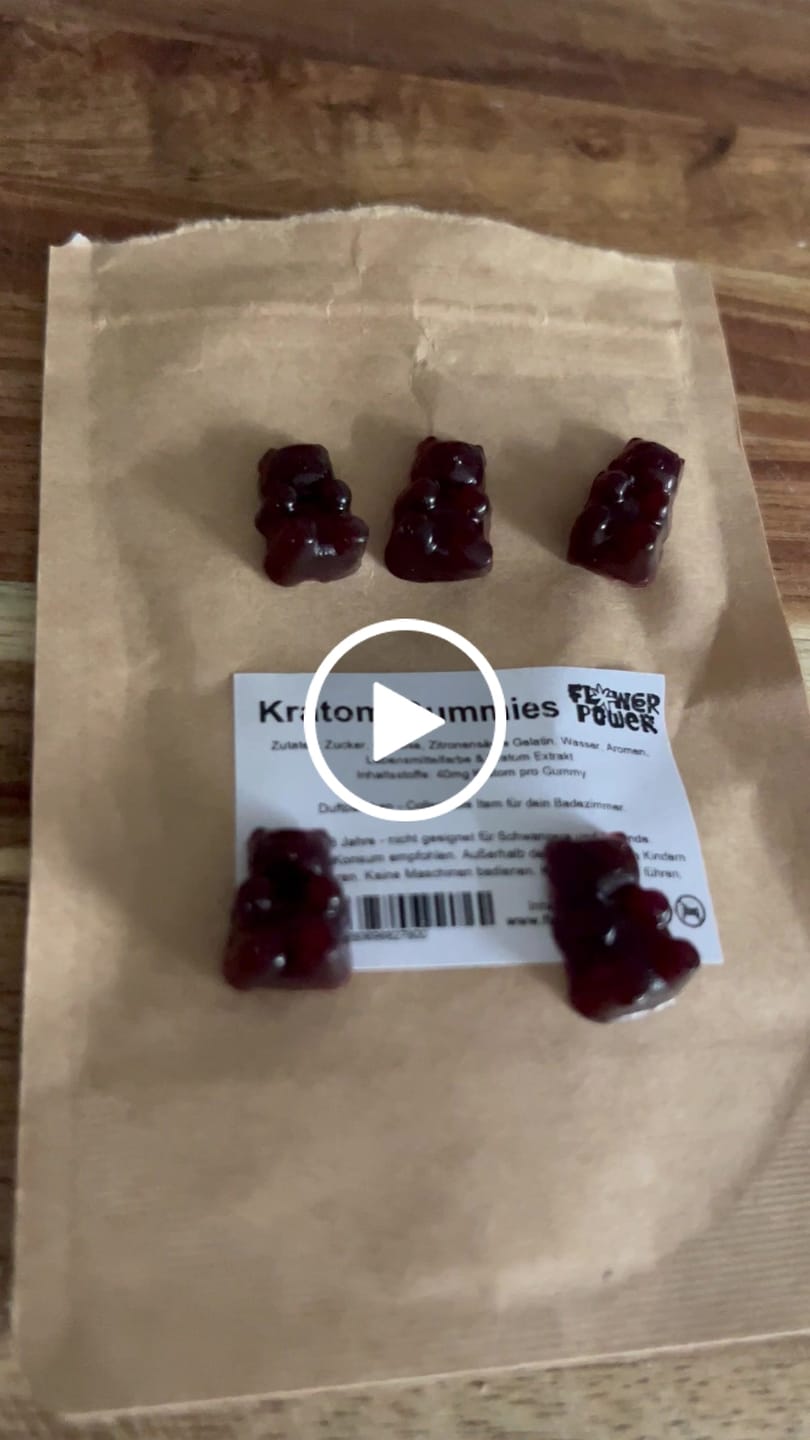 Customer video review of Kratom Gummies