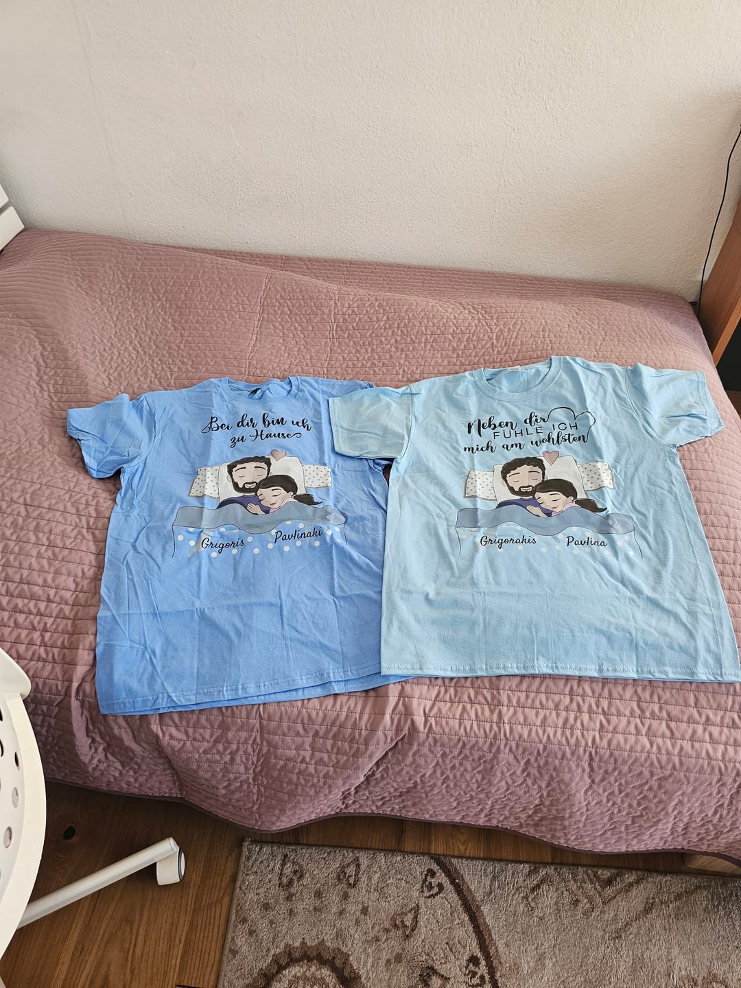 Customer photo review of Schlafmützen - Personalisiertes T-Shirt