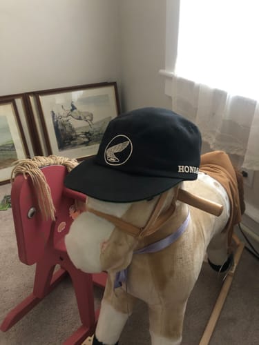 Customer photo review of Honda Racing Replica Mechanics Hat (1964) - Black