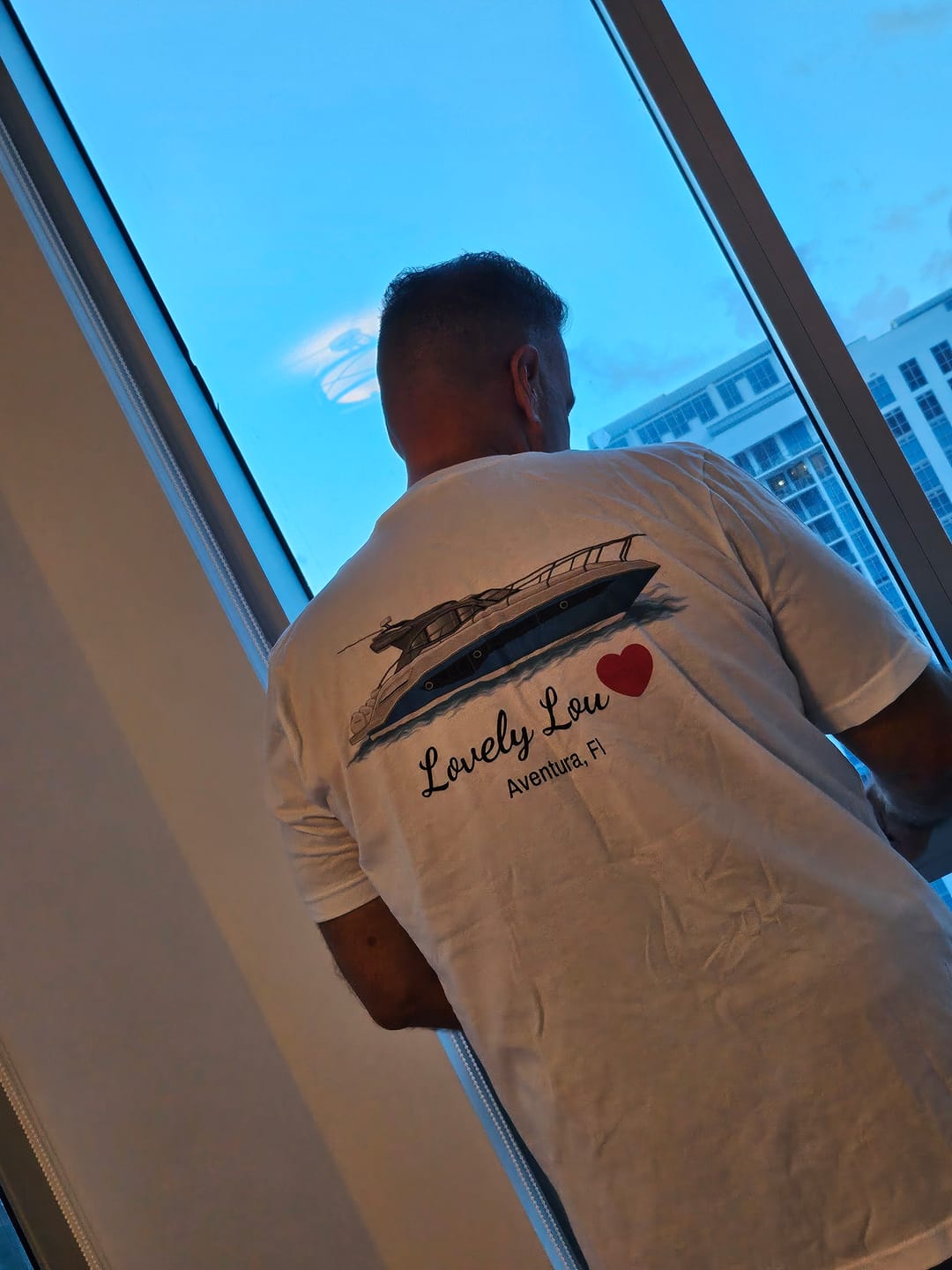 Customer photo review of Custom Digital Boat Artwork