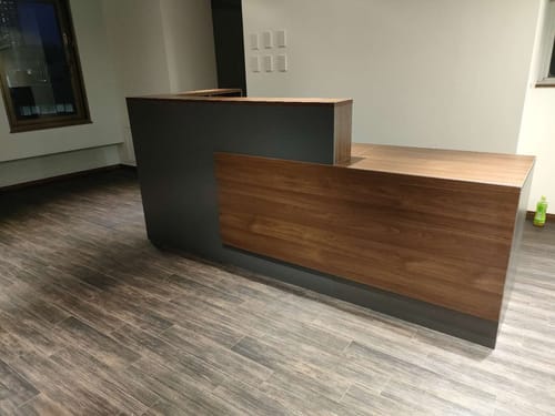 Customer photo review of Board Company Reception Front Desk