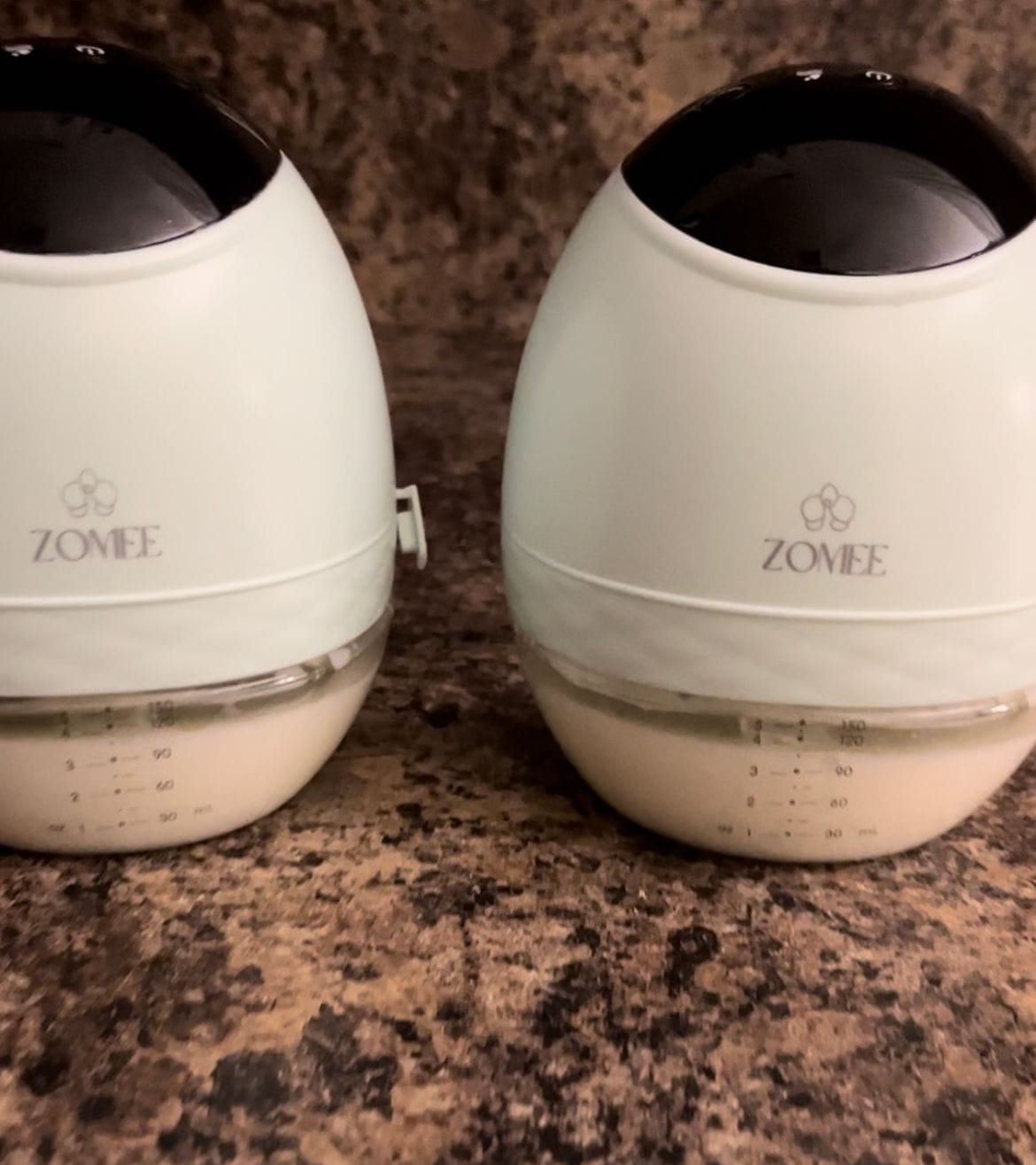 Customer photo review of Zomee Fit Wearable Hands Free Breast Pump
