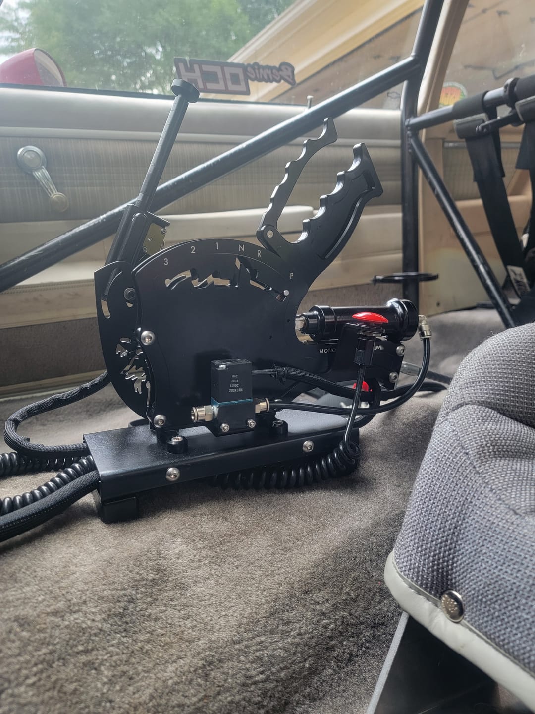Customer photo review of TH400 3 Speed Push To Shift Reverse Pattern Operator Series Billet Shifter Rear Exit