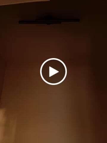 Customer video review of Long Strip LED Black Flush Mount