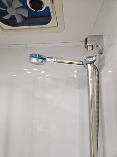 Customer photo review of Water Saving Flow 360° Rotating High-pressure Shower