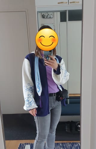 Customer photo review of Genshin Zipper Hoodie [In-Stock]