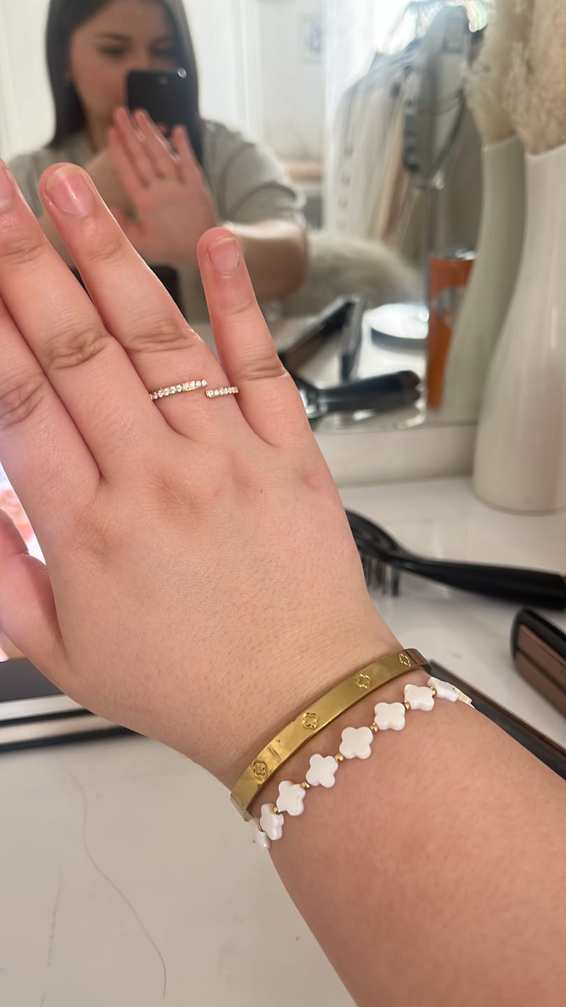 Customer photo review of Mayla Ring | 18K vergoldet