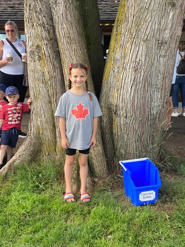 Customer photo review of Kawaii Maple Leaf T-Shirt