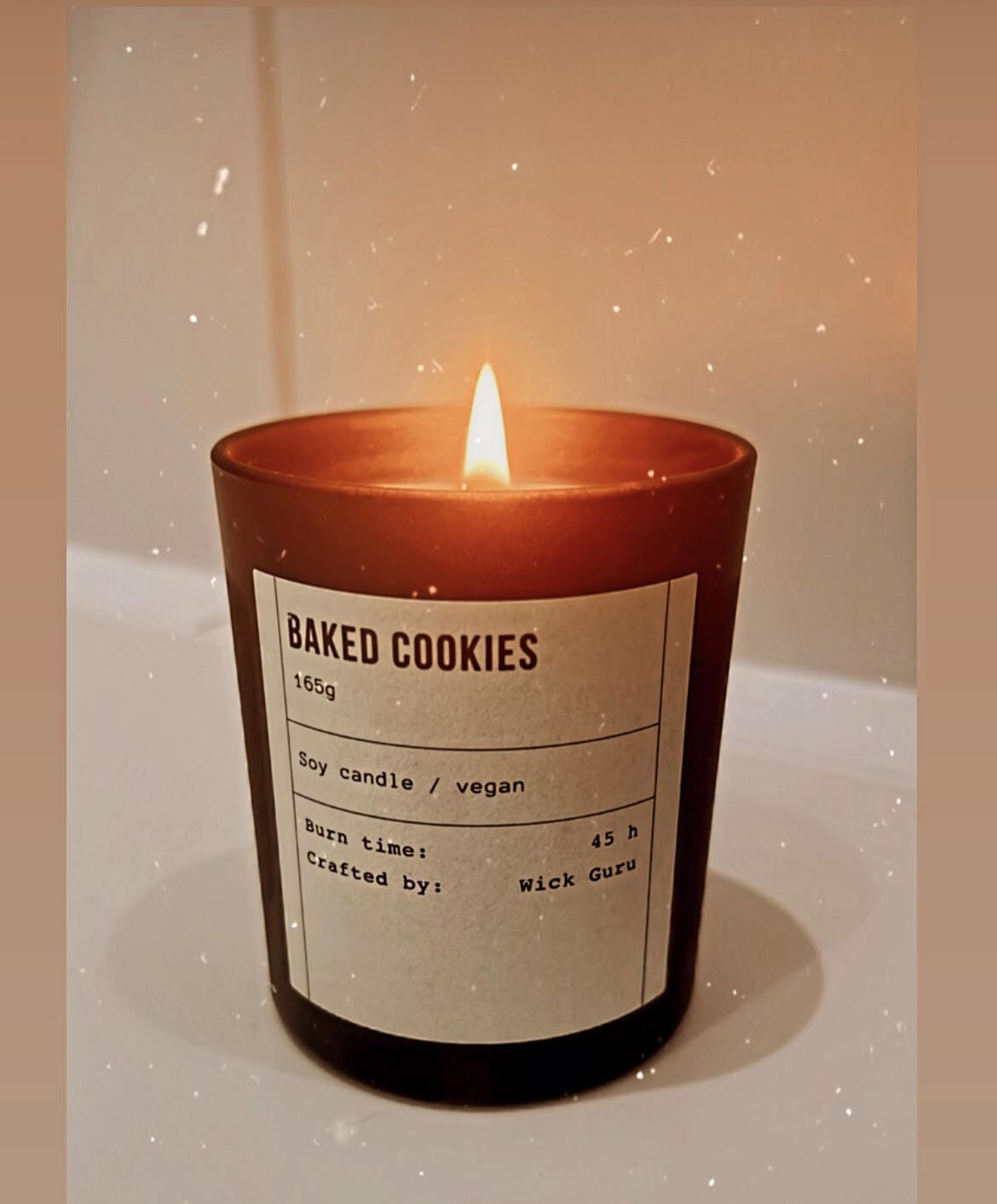 Customer photo review of Baked Cookies Candle | Butter + Vanilla + Sugar