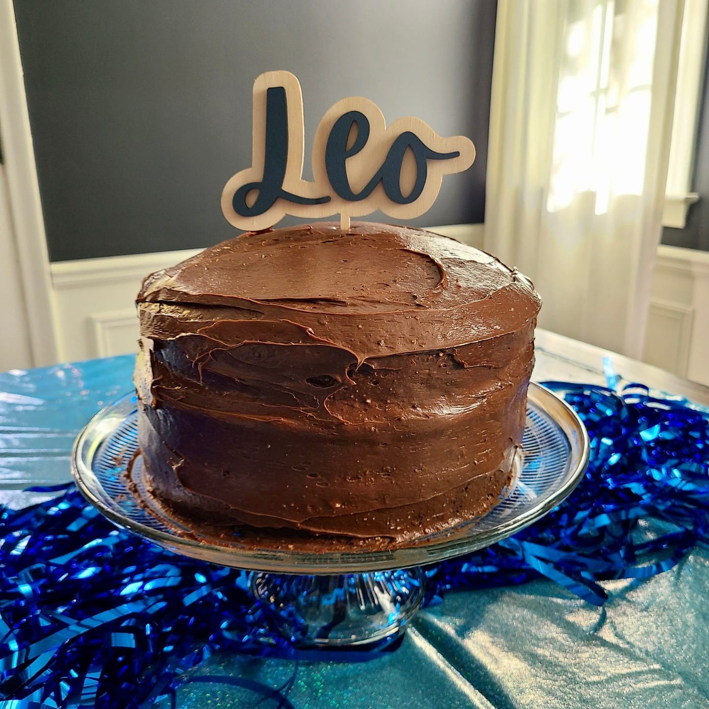Customer photo review of Name Cake Topper