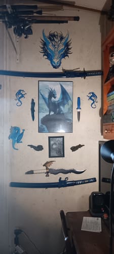 Customer photo review of Dragon Head Sign