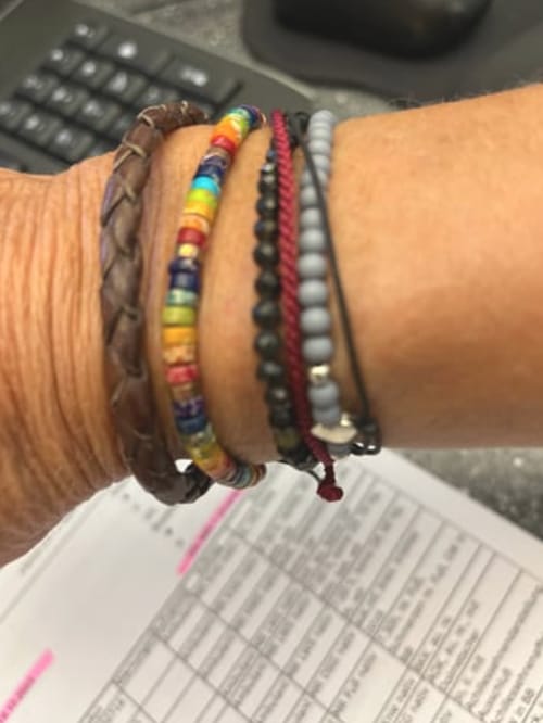 Customer photo review of 7 Chakras Energética | Pulsera | Equannt