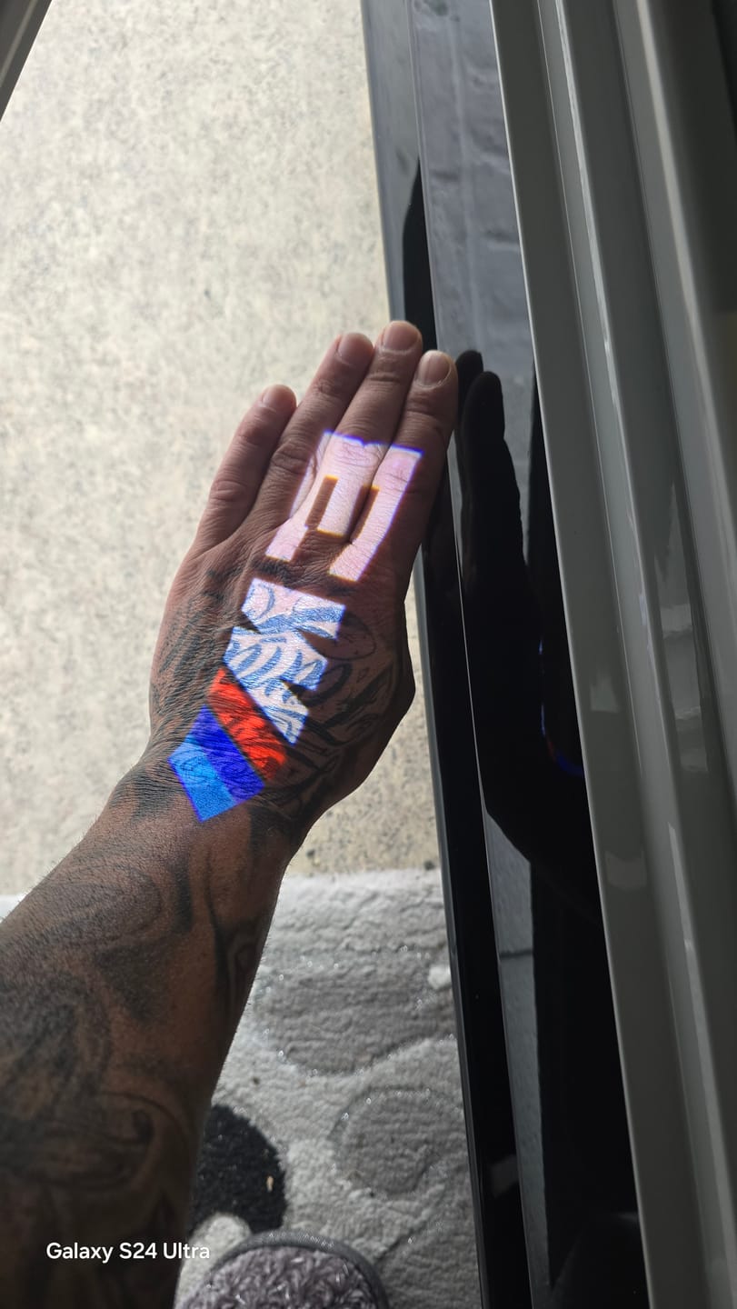 Customer photo review of EuroLuxe BMW LED Car Door Welcome Logo Shadow Lights | G Chassis