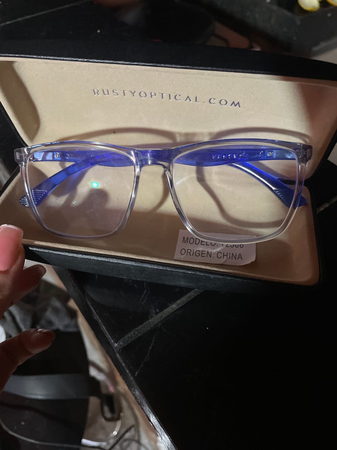 Customer photo review of LENTES BLUE LIGHT