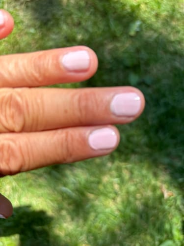 Customer photo review of Longwear Nail Polish - Milkshake