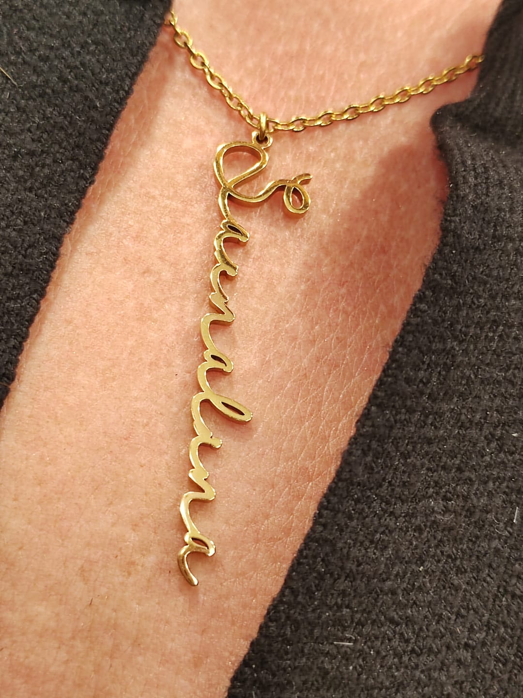 Customer photo review of Collier Signature Personnalisable